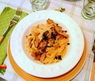 Tagliatelle ai Funghi....risottate!