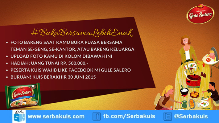 Kontes Foto Buka Bersama Lebih Enak Berhadiah 500 Ribu Kontes Foto Buka Bersama Lebih Enak Berhadiah 500 Ribu