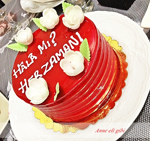 ANNE ELİ GİBİ&hellip;.. EŞİMİN DOĞUM GÜNÜ MASASI ve TUZLU KURABİYE