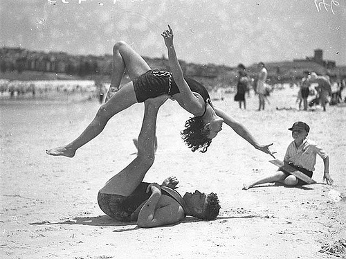 vintage beach fun