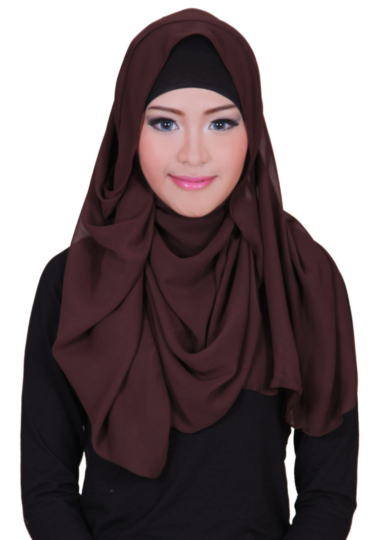 Cara Memakai Hijab Pashmina Sifon
