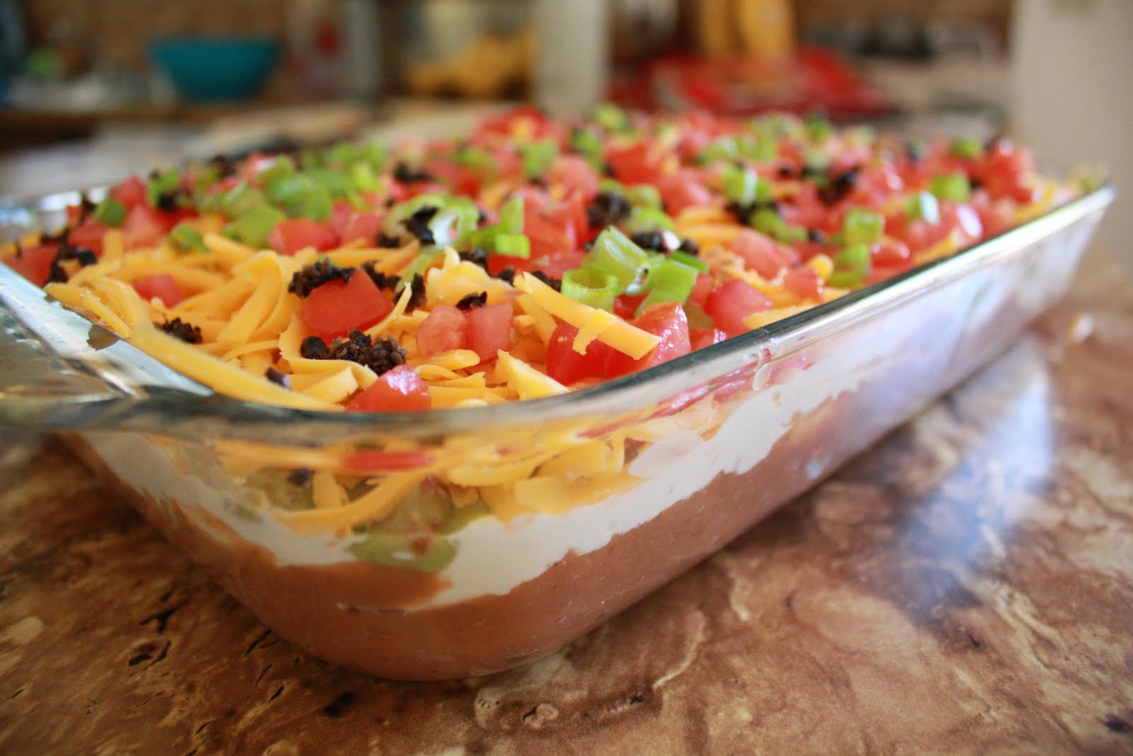 The Beautiful is Everywhere Seven Layer Dip