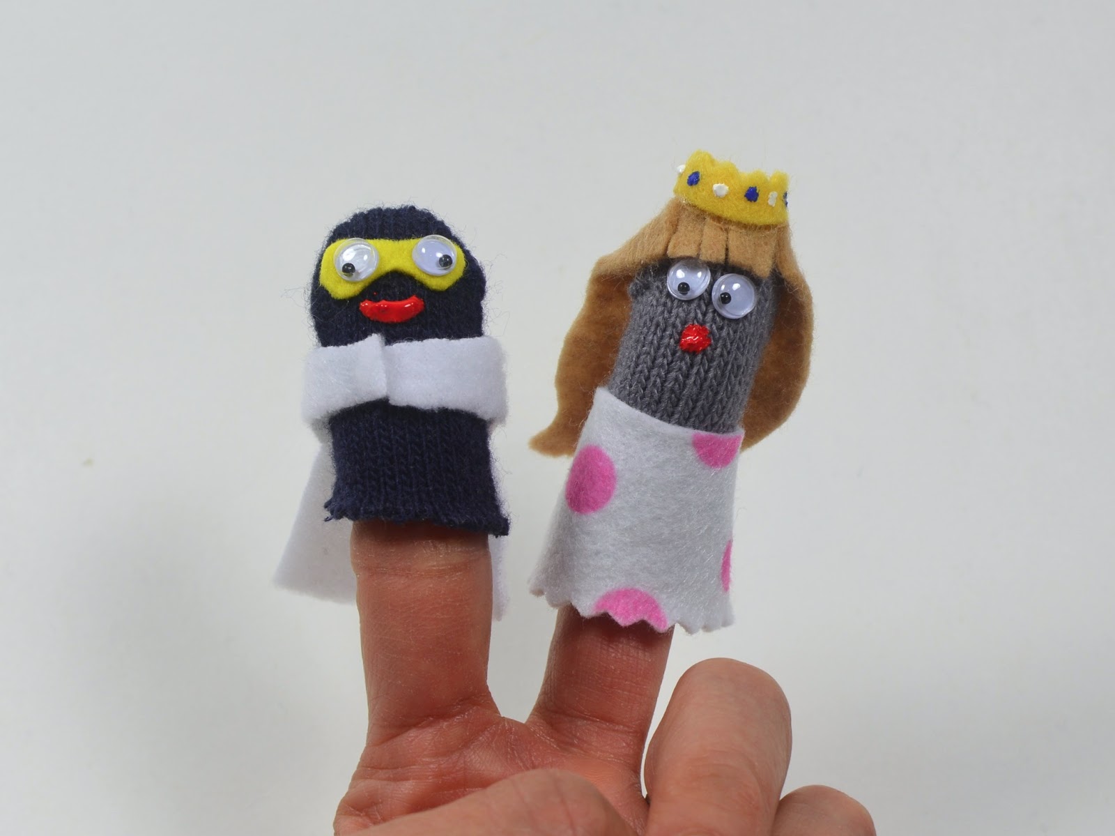 ikat bag Finger Puppet Kit