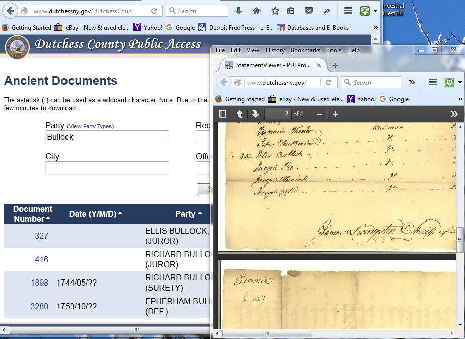 MCGG and Let's Talk...Genealogy New Database Dutchess County, New