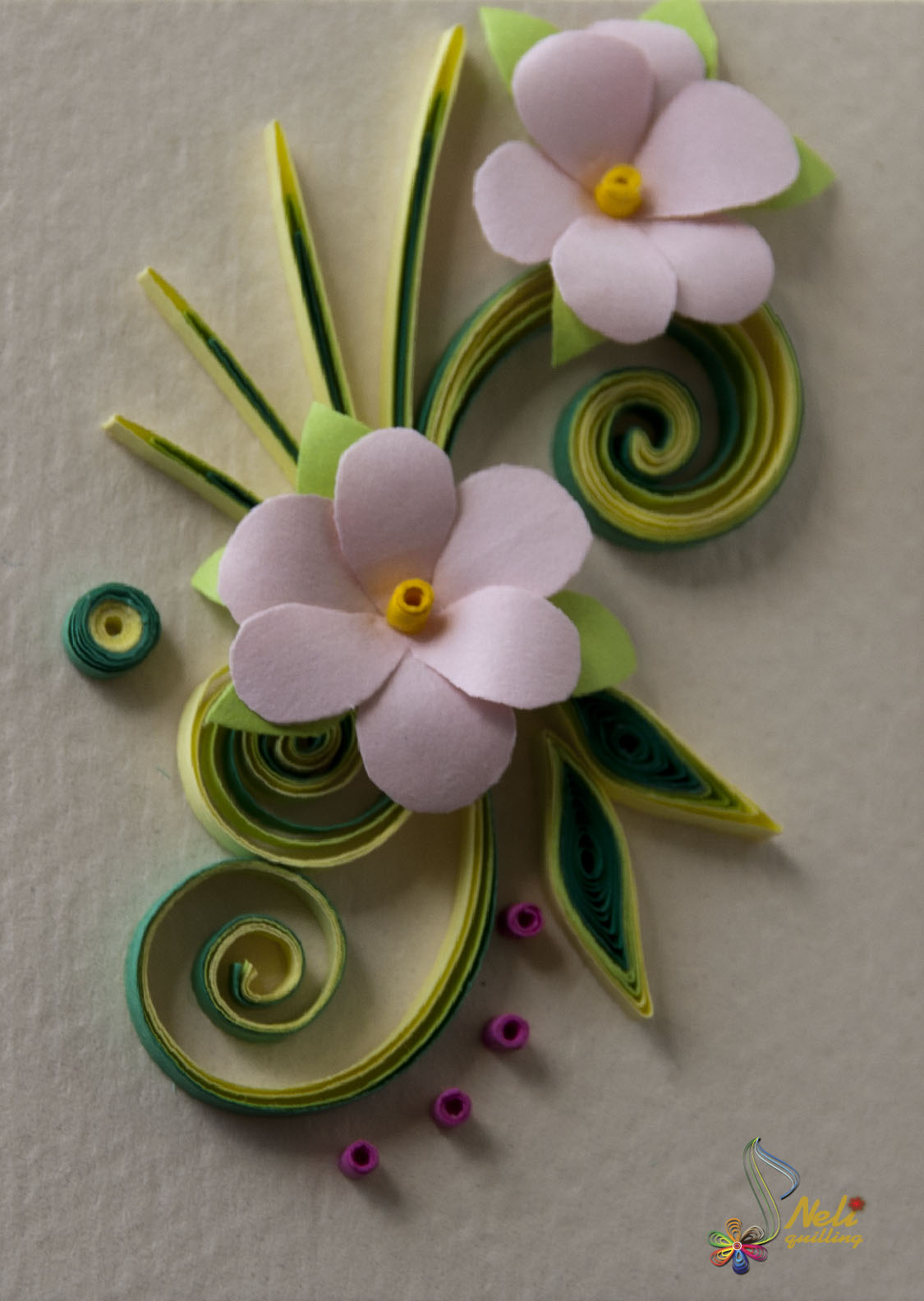 Neli Quilling Art Quilling small cardsflowers