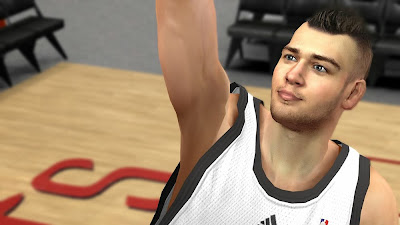 2K realistic face Donatas Motiejunas