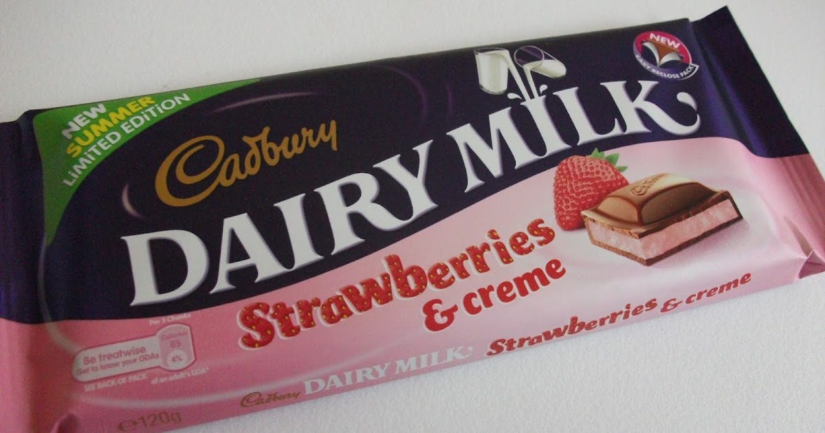 Cadbury Dairy Milk Strawberries & Creme (Summer Limited Edition)