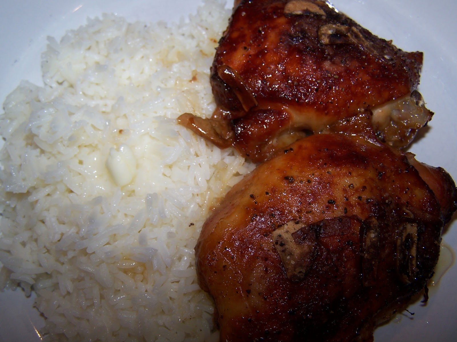 Go Ahead... Take A Bite! Oven Roasted Honey Ginger Chicken Thighs