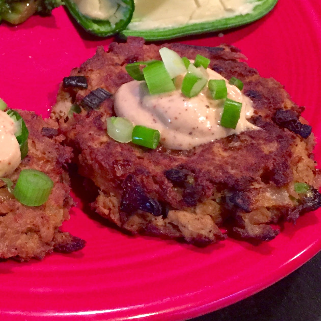 Tasty and (Mostly) Healthy Recipes Healthy Tuna Cakes with Chipotle Mayo