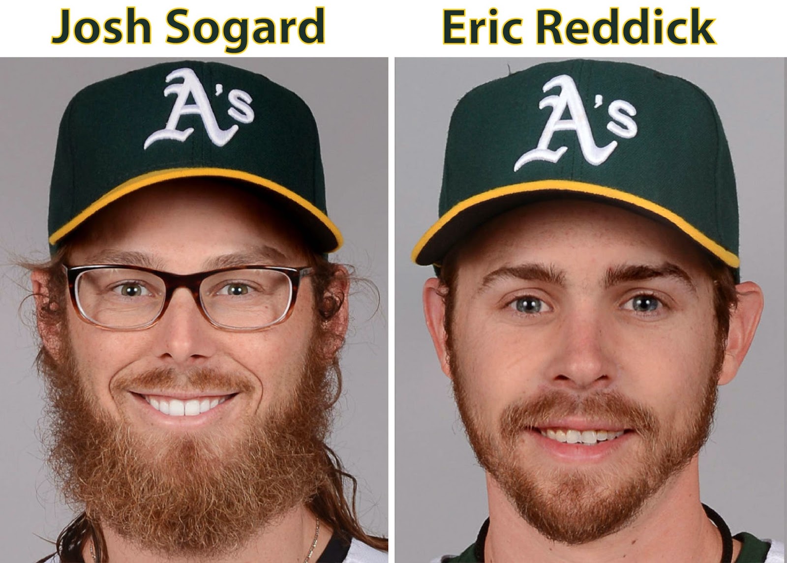 Oakland Athletics Face Swaps!