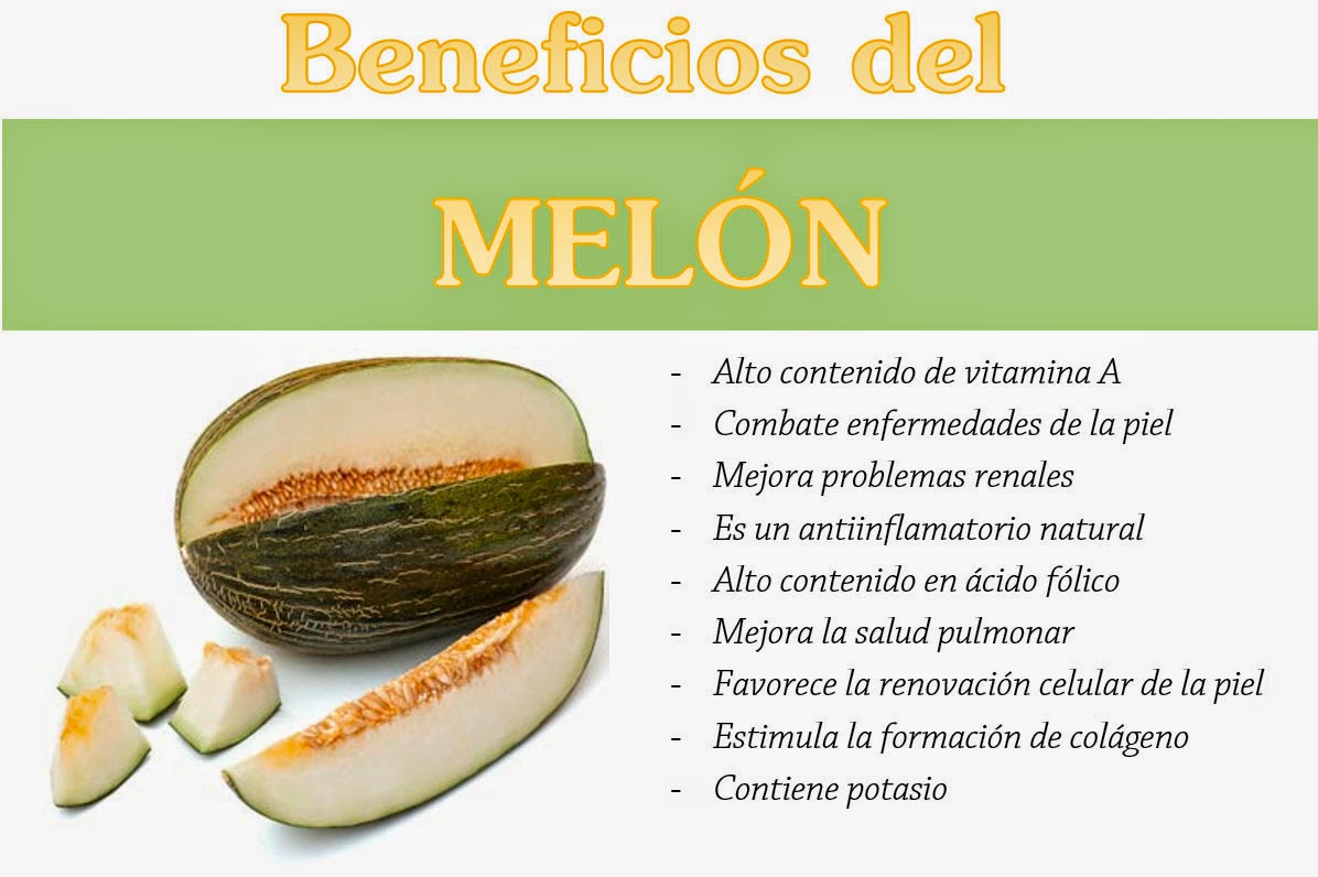 Mercado de la Paz BENEFICIOS DEL MELÓN