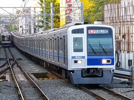 東急東横線　通勤特急　元町・中華街行き7　西武6000系