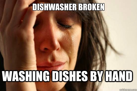 The Chronicles Of Cardigan 5 Ways My No Good Broken Dishwasher