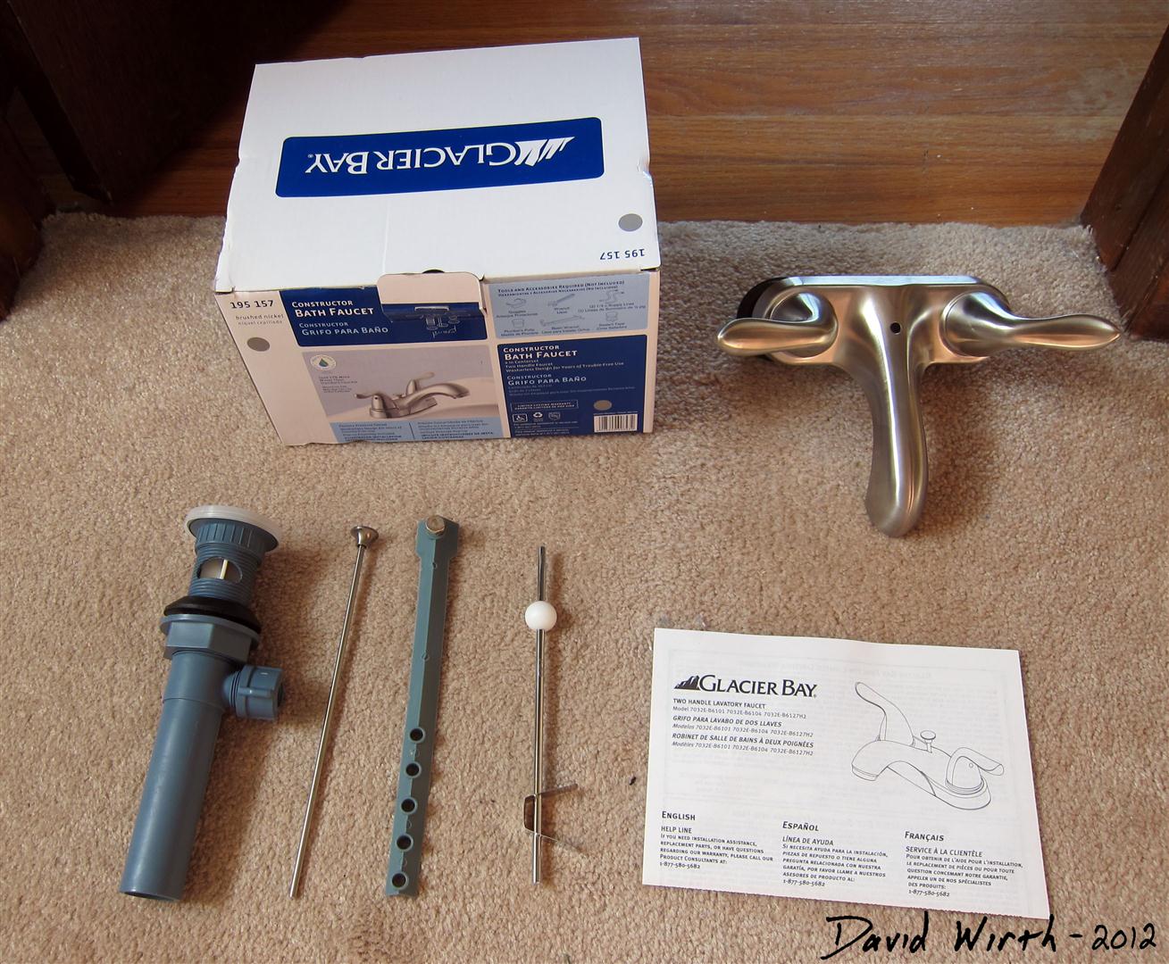 Bathroom Sink How to Install a Faucet