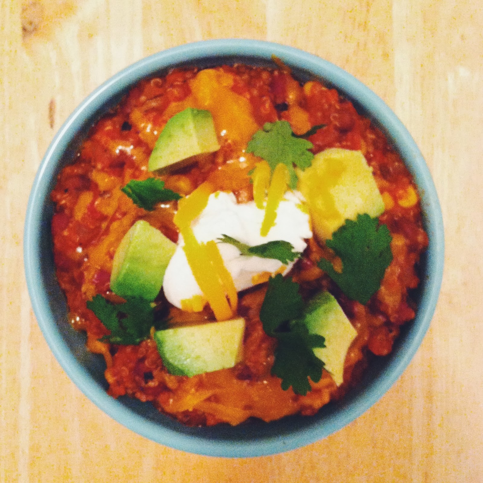 little kitchie crockpot vegetarian quinoa chili