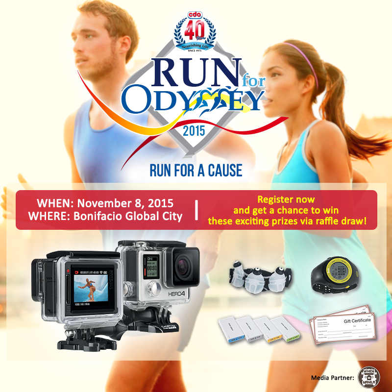 CDO @ 40: RUN FOR ODYSSEY Get up and run for Odyssey!