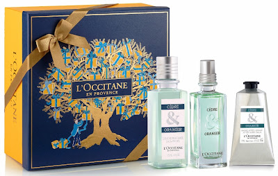 L'Occitane Christmas Collection, Un Noel a Grasse, L'Occitane, skincare, Fleur d’Or & Acacia, Cèdre & Oranger, bodycare