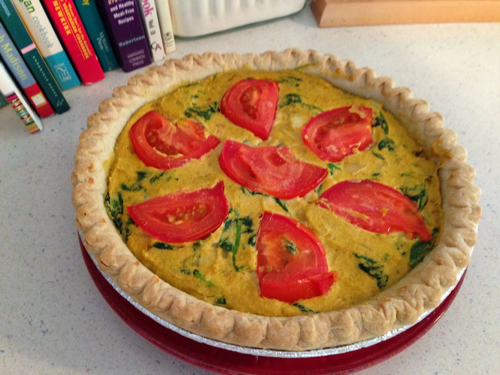 The Everyday Vegan Life Vegan Spinach Quiche