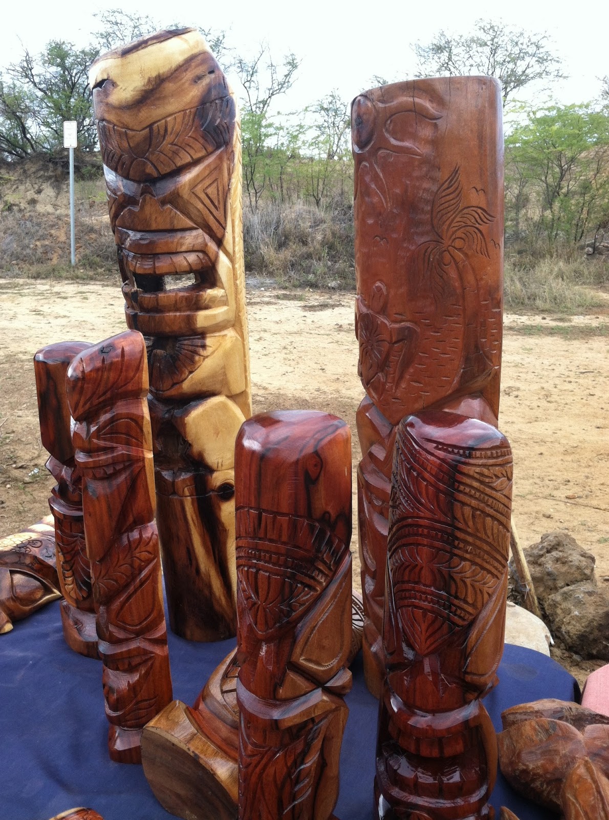 Let's Talk Wood Hawaiian Tiki Carving