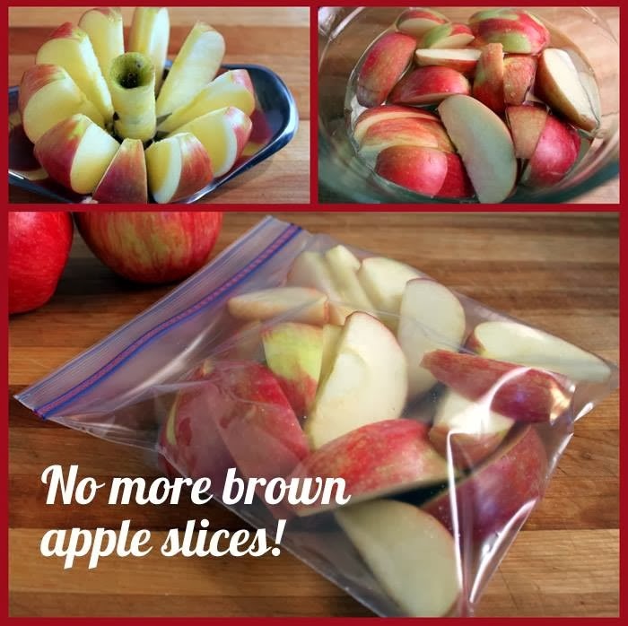 How to keep apple and pear slices from browning. Useful Information
