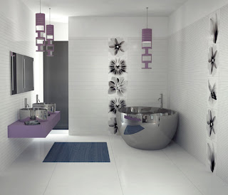 Bathroom with Decorative Design