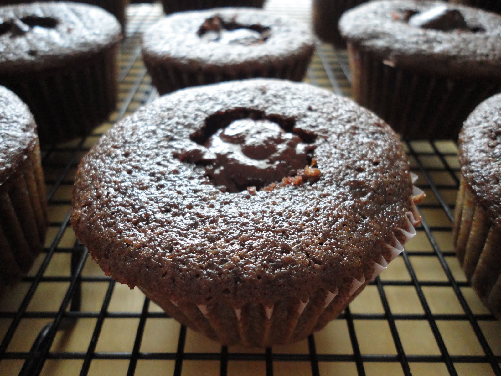 Sage Sprout Filled Stout Cupcakes with Baileys Frosting
