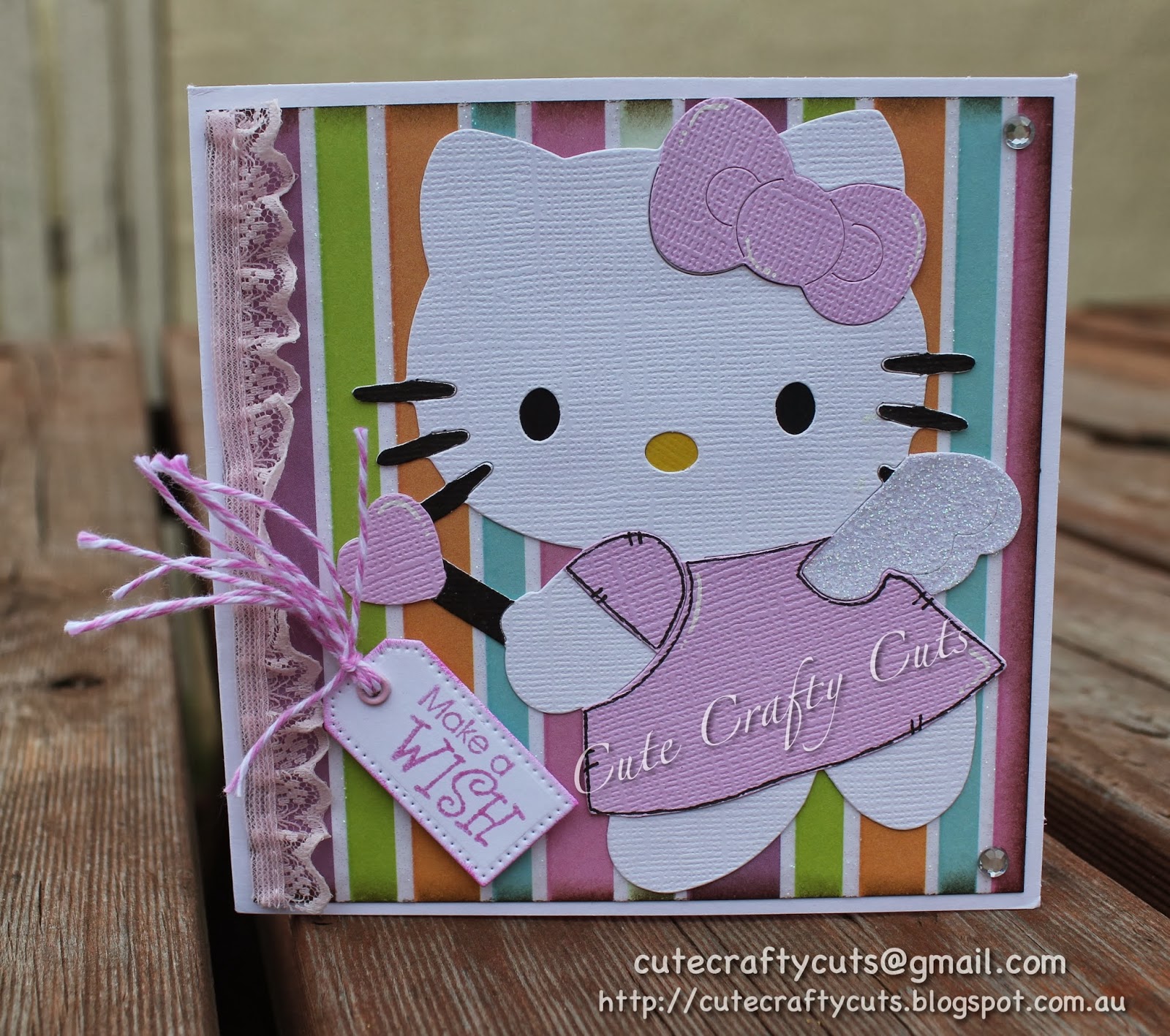 Cute Crafty Cuts Hello Kitty Cards
