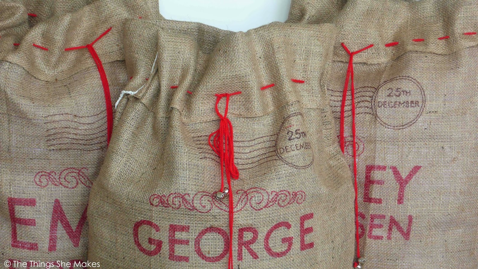 Personalised Present Mail Bag The Things She Makes