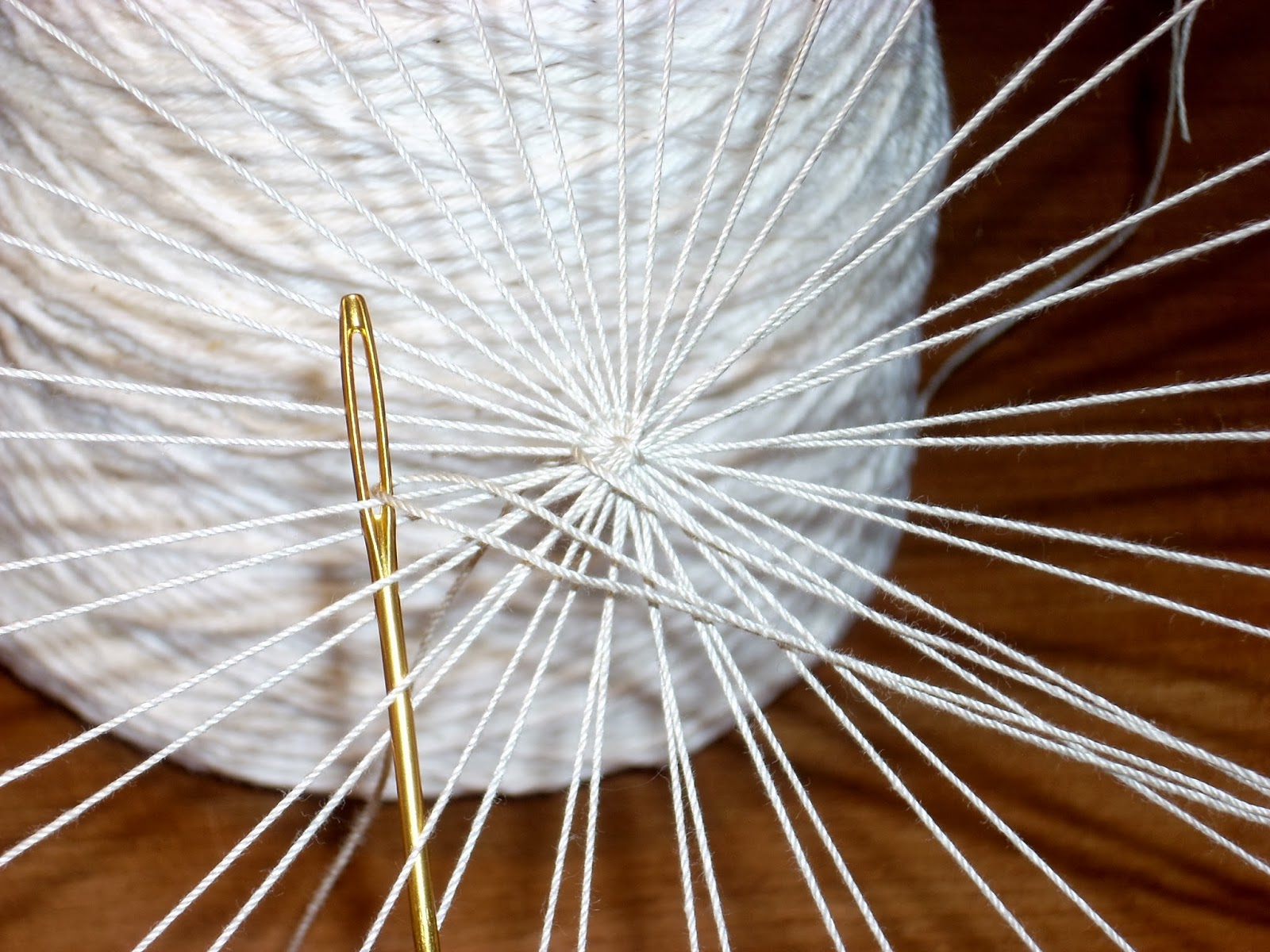 HeartSong Studio Needle Weaving on a Circular Loom