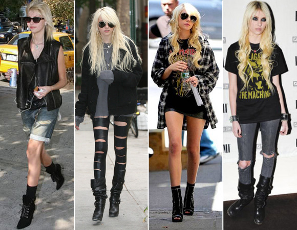 roupa estilo rockeira