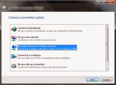 قالب بلوجر كيف يمكنني الاتصال بشبكة لاسلكية مخفية في Windows 7