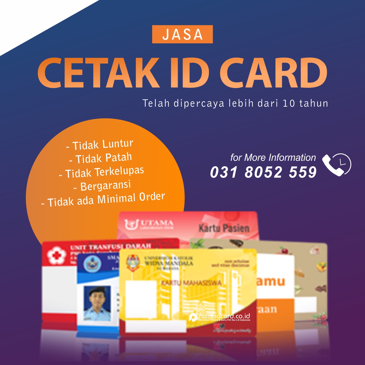 CETAK ID CARD