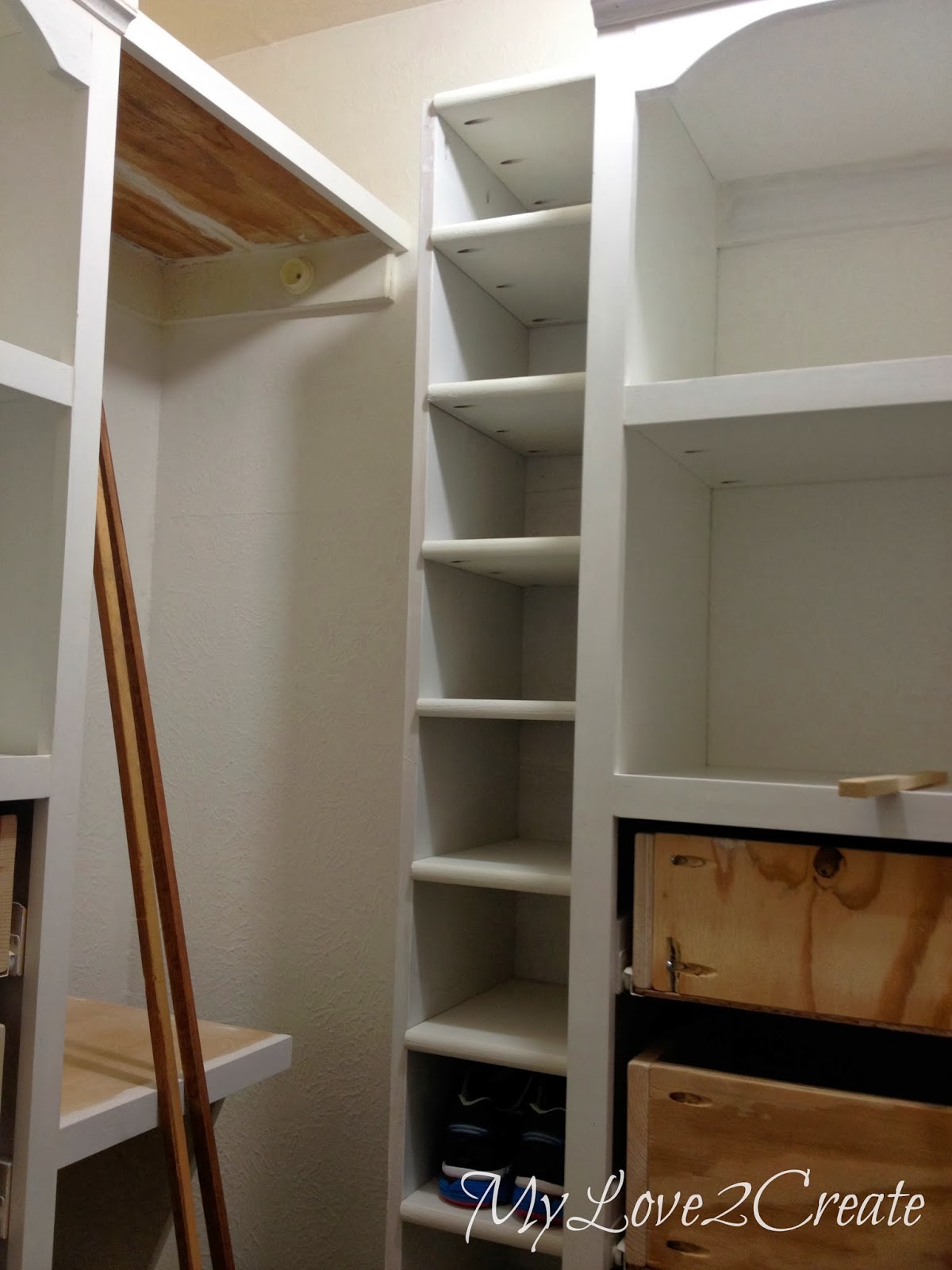 Shoe Shelf Bench And Floating Shelves Master Closet Makeover My Shoe Shelf Bench And Floating Shelves Master Closet Makeover My Love 2 Create
