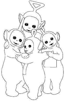 Coloring Pages Online on Coloring Pages Online  Teletubbies Coloring Pages