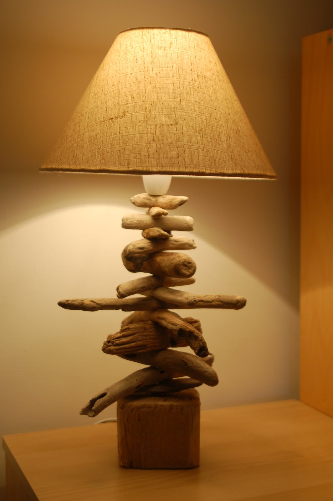 St Ives Driftwood: Driftwood lamps