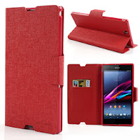 MLT Oracle Grain Leather Wallet Case with Stand for Sony Xperia Z Ultra XL39h C6806 - Red MLT Oracle Grain Leather Wallet Case with Stand for Sony Xperia Z Ultra XL39h C6806 - Red