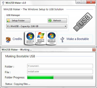WinUSB Maker v1.2 - The Windows Setup to USB Solution