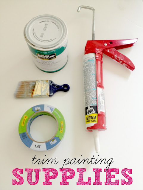 How To Paint Trim: a complete tutorial for transforming an outdated house just by using paint! 