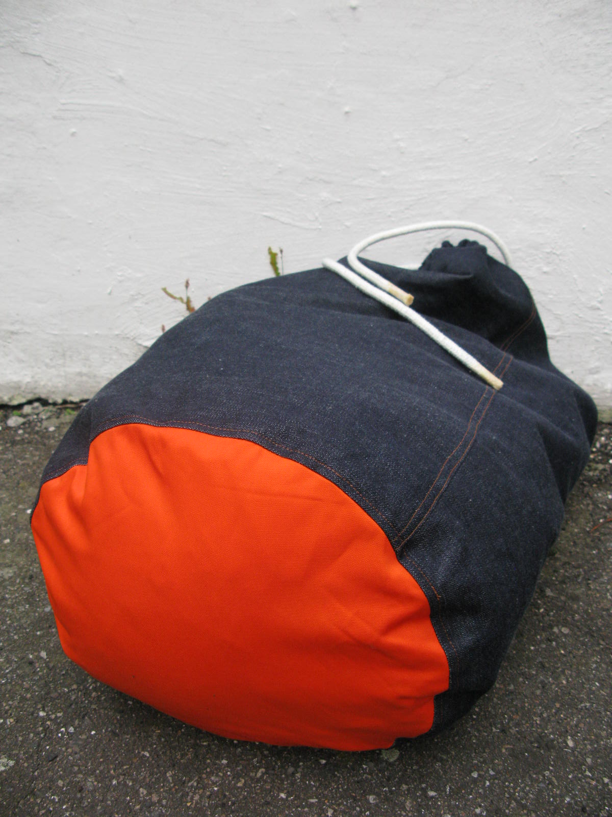 After the Denim Crafts Selvage Denim Laundry Bag