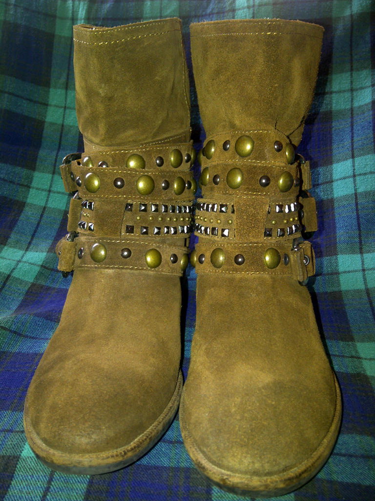 russell and bromley biker boots
