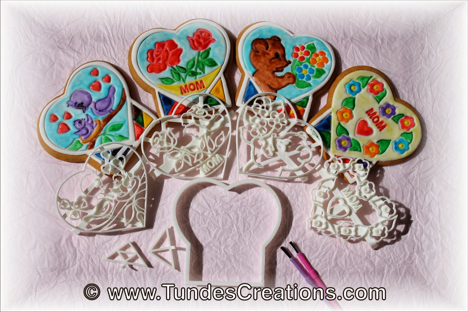 Mother's Day Coloring Cookies by Tunde Dugantsi