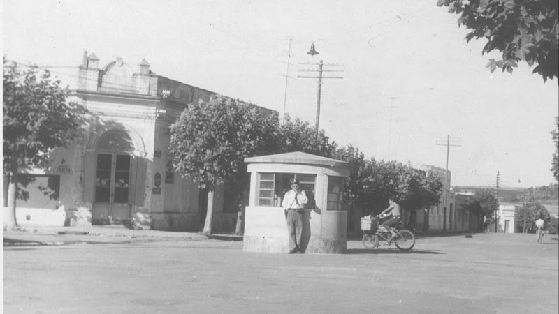 El Centro con su "garita" policial