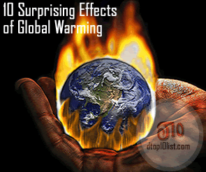 Top 10 Surprising Effects of Global Warming Top 10 Surprising Effects of Global Warming