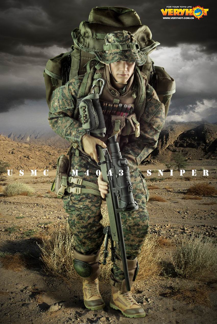 USMC Sniper 1//6 Very Hot Woodland MARPAT Uniform