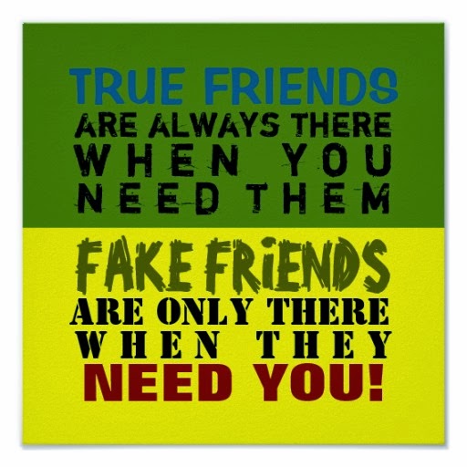 true friends and fake friends