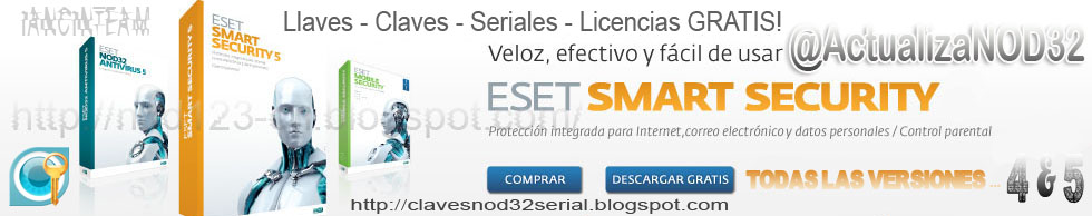 Nuevas Licencias - Claves  - Llaves-Seriales NOD32