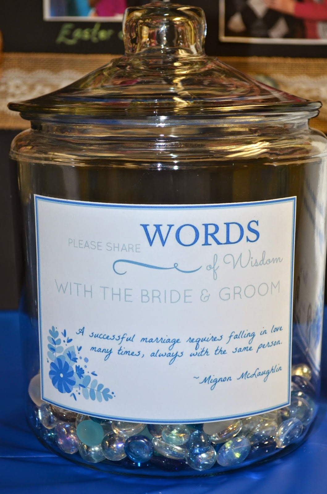 Memory Jars for a Bridal Shower with Printables Daily Dish Magazine