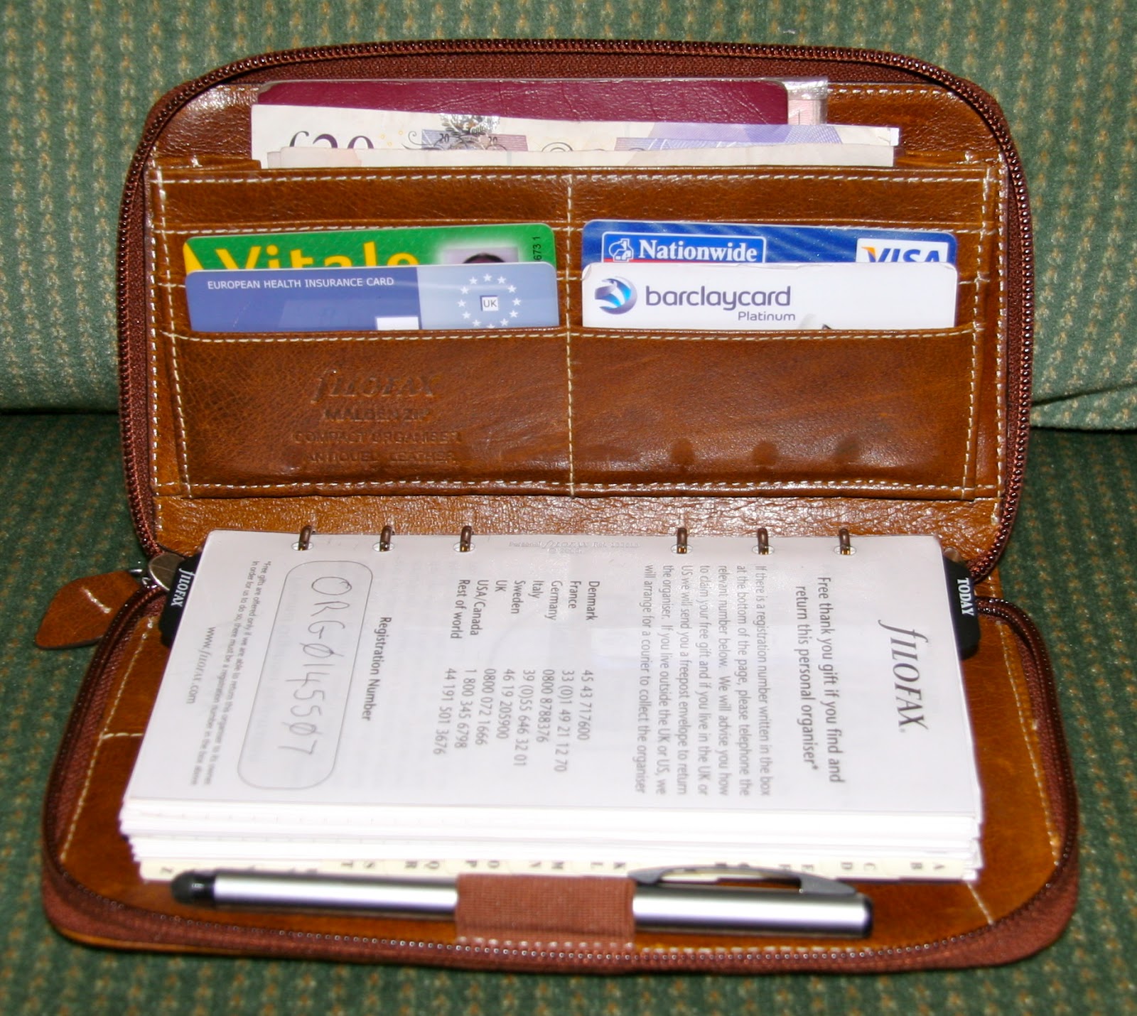 Philofaxy Filofax Malden Compact Zipped Organiser