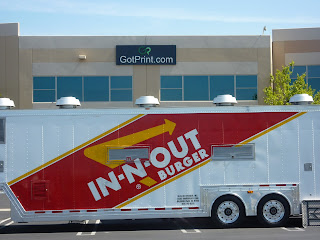 in-n-out luncheon truck with xpedx, International Paper, and GotPrint
