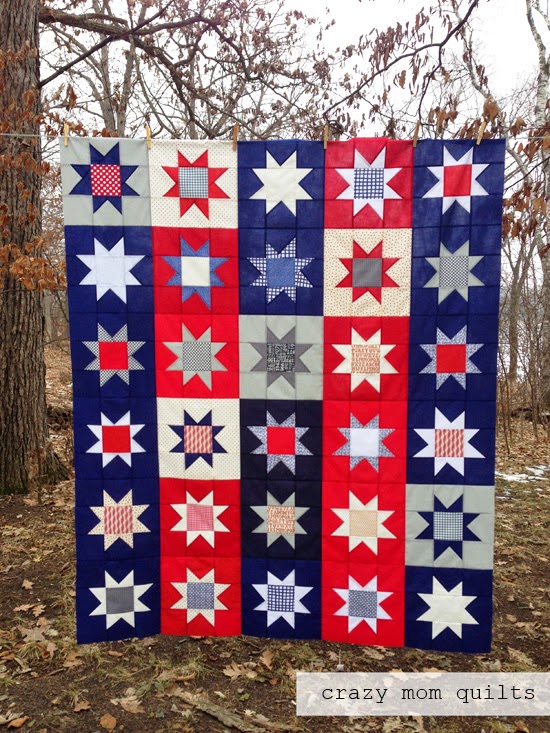 crazy mom quilts made in America quilt top